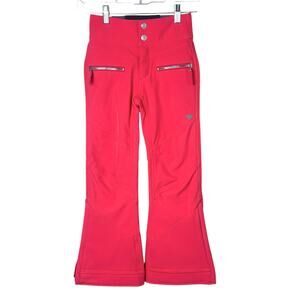 Obermeyer Girls Jolie Softshell Ski Snow Pants Winter Gear Coral Size XS (6-7)